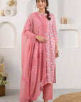 Pink Blue Sequins Kurta