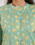 Green Gingko Suit Set