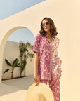 Purple Floral Oversized Co-ord Set