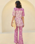 Purple Floral Oversized Co-ord Set