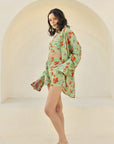 Green Floral Shorts Co-ord Set