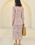 Peach Skirt Co-ord Set