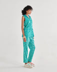 Turquoise Spring Rider Jacket Co-ord Set
