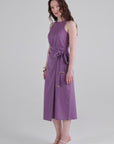 Amethyst Tie Midi Dress