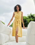 Yellow Swing Tie Dress