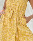 Yellow Swing Tie Dress