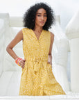 Yellow Swing Tie Dress