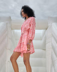 Pink Maze Short Dress