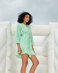 Aqua Jungle Gym Short Dress