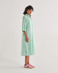 Aqua Jungle Gym Long Shirt Dress