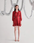 Red Short Frill Dress