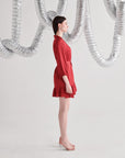 Red Short Frill Dress