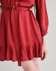 Red Short Frill Dress