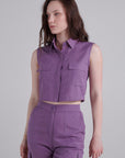 Crushed Grape Cargo Co-ord Set