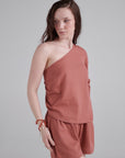 Autumn Blaze One-Shoulder Co-ord Set