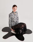 Black Leaf Abstract Shirt