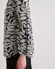 Black Leaf Abstract Shirt