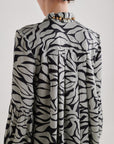 Black Leaf Abstract Shirt