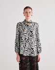 Black Leaf Abstract Shirt