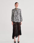 Black Leaf Abstract Shirt
