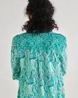 Blue Maze Co-ord Set