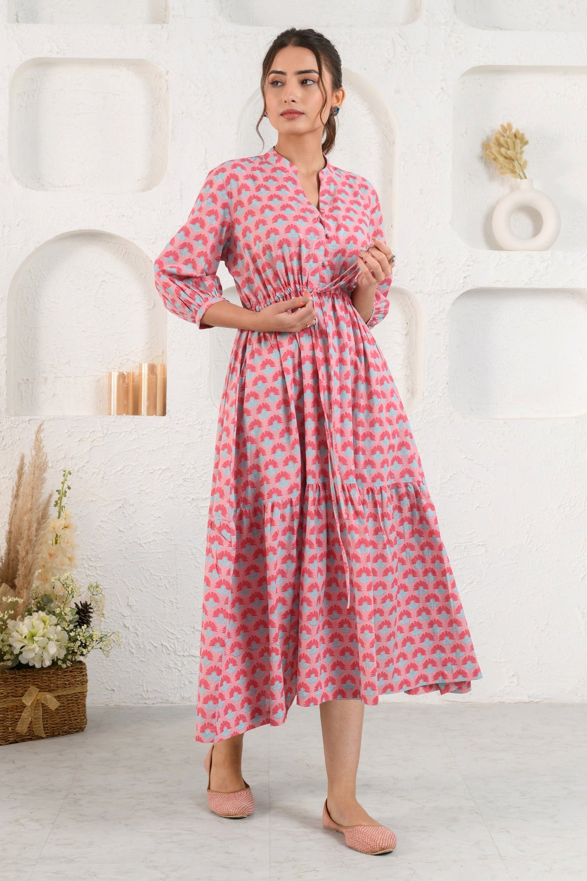 Pink tie sales up dress