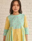 Iris Color-block Midi Dress