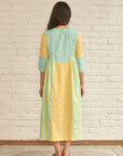 Iris Color-block Midi Dress