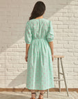 Blue Aster Midi Dress