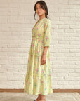 Green Dahlia Long Dress