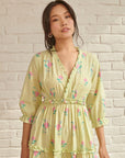 Green Dahlia Long Dress