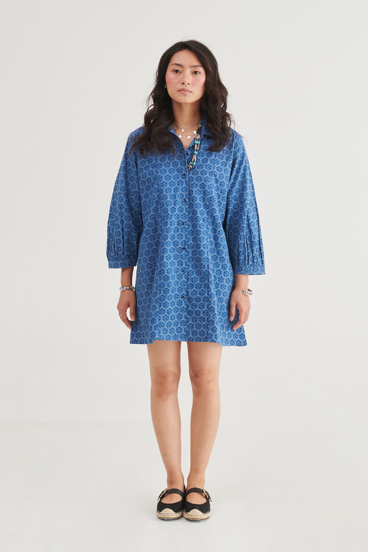 Indigo Berry Short Dress