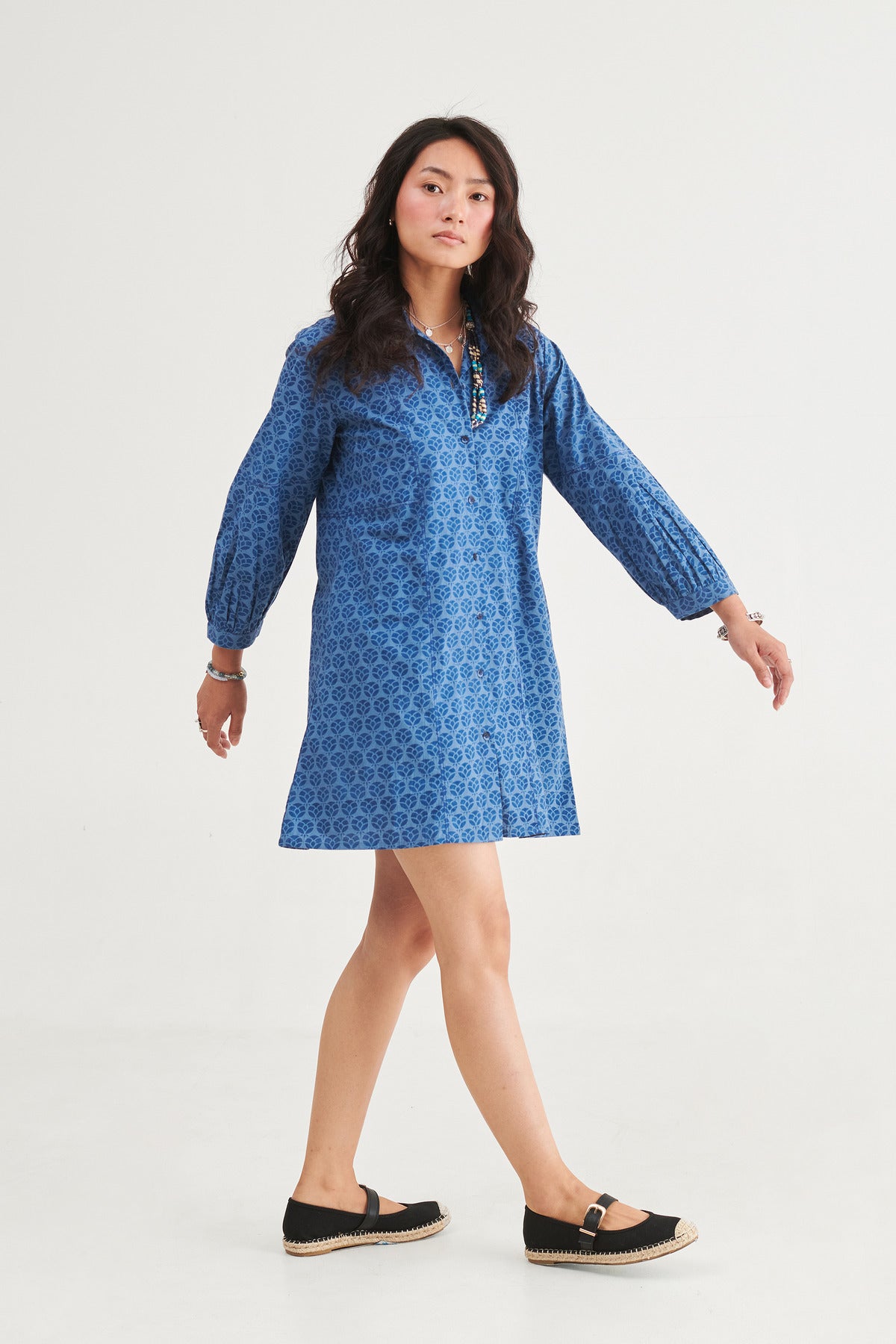 Indigo Berry Short Dress