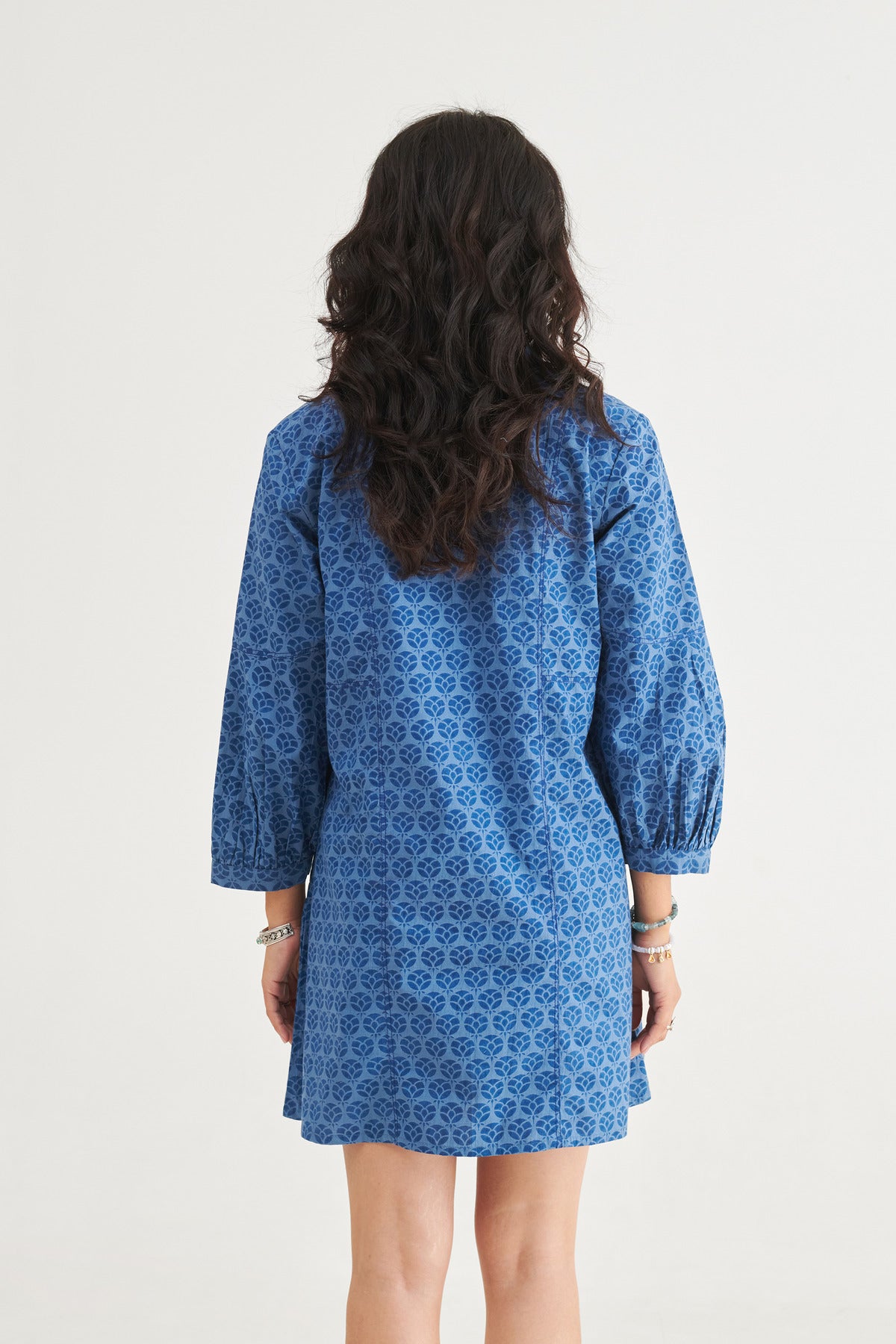 Indigo Berry Short Dress