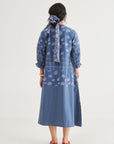 Indigo Tiered Floral Dress