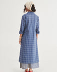 Indigo Strappy Jacket Dress