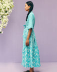 Blue Berry Long Dress