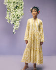 Yellow Floral Long Dress