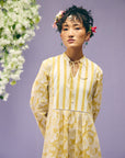 Yellow Floral Long Dress