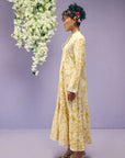Yellow Floral Long Dress