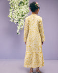 Yellow Floral Long Dress