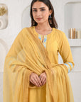 Mustard Kota Dupatta