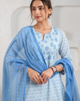 Blue Mukesh Kota Dupatta