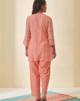 Peach Scallop Pant