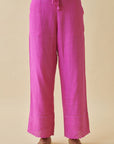 Pink Scallop Pant