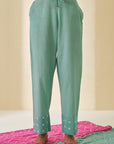 Teal Dobby Pant