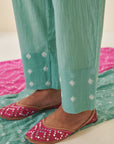 Teal Dobby Pant