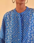 Blue Paisley Print Co-ord Set