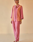 Purple Lotus Block Co-ord Set