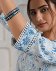 Blue Tulip Sequins Kurta